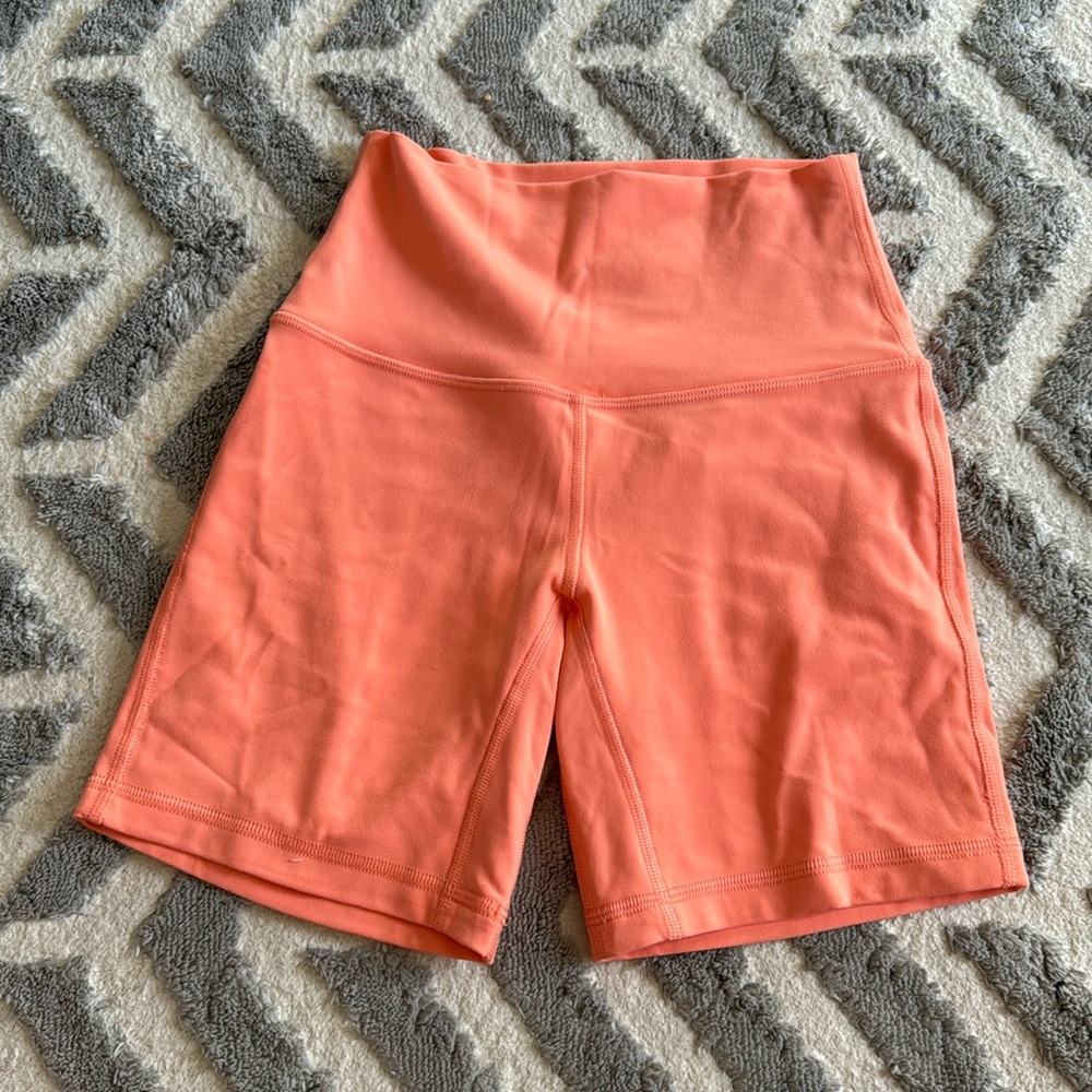 Coral size 2 5incg biker shorts